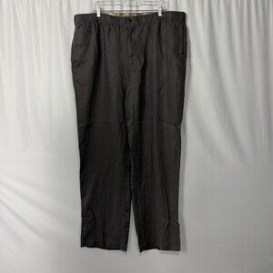 28 Palms Womens Linen Pants Plus Size 20  High Rise Slash Pockets NWOT